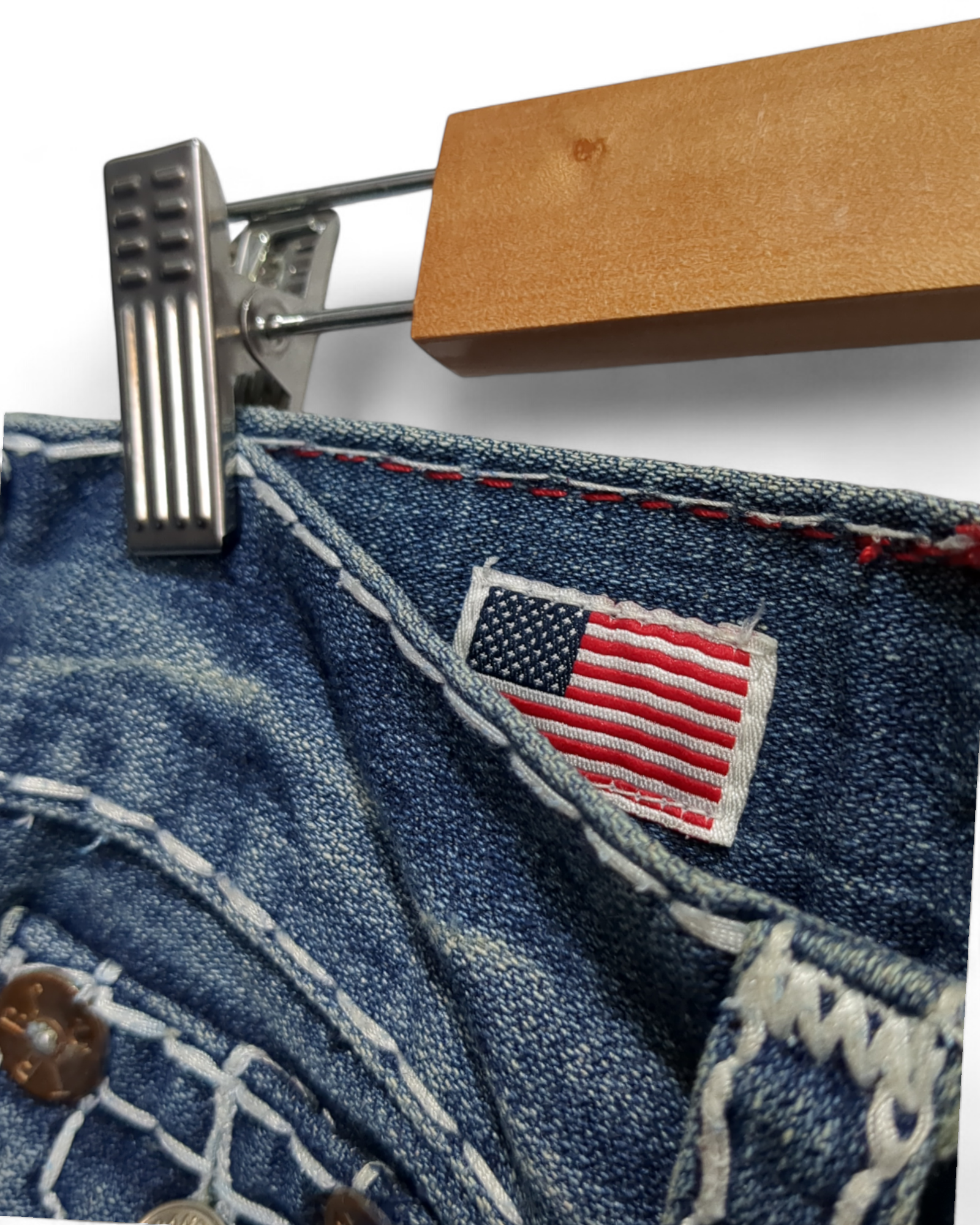 True Religion 00s Billy Bootcut Medium Wash Super T Jeans - (W32 x L40)