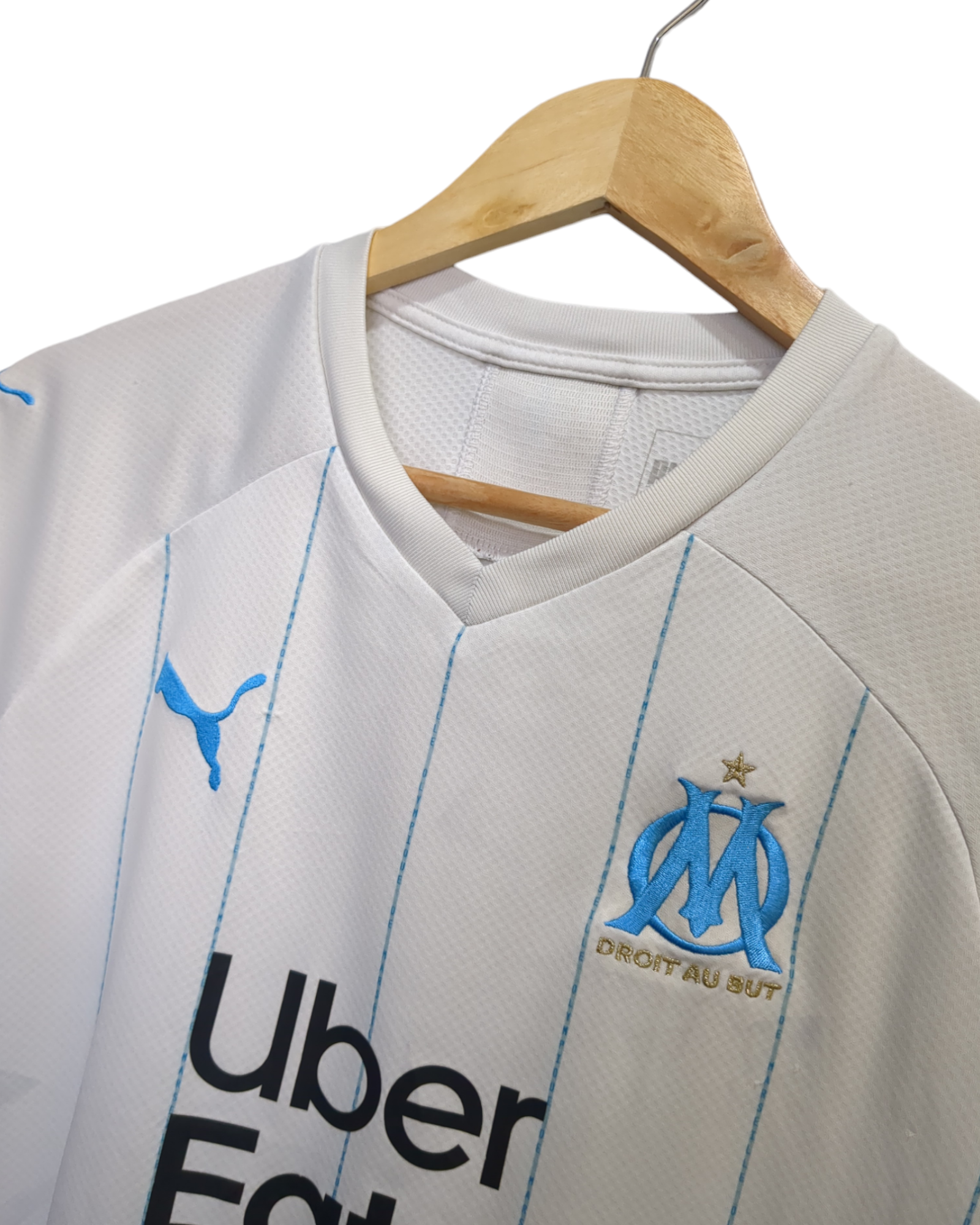2019-20 Puma Olympique Marseille Home Shirt #21 Rongier - (S)