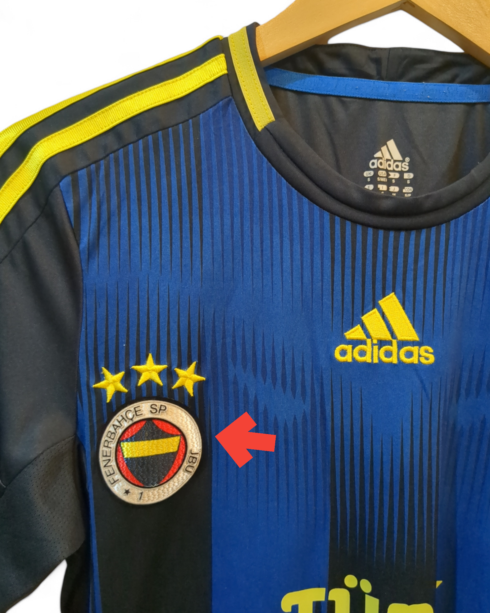 2012-13 Adidas Fenerbahce Third Shirt  - (S)