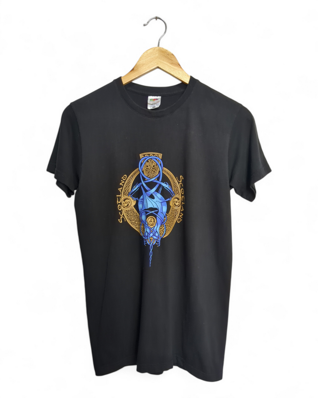 Fruit Of The Loom 00s Celtic & Dragon Tee - (XS)