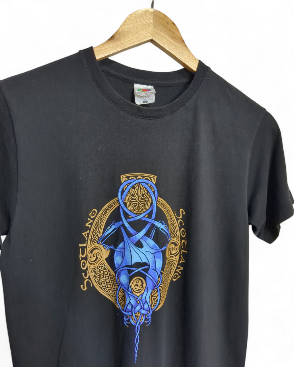 Fruit Of The Loom 00s Celtic & Dragon Tee - (XS)