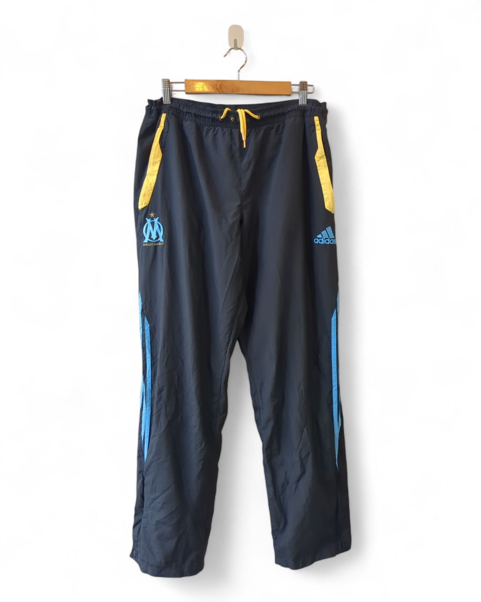 2009-10 Adidas Olympique Marseille Trackpant - (W34 x L40)