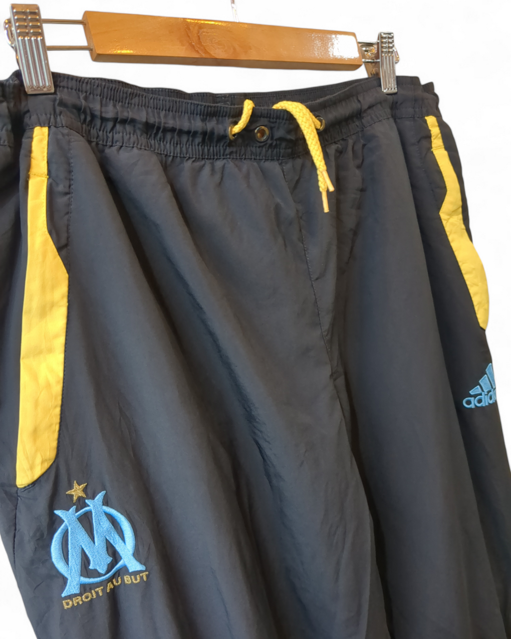 2009-10 Adidas Olympique Marseille Trackpant - (W34 x L40)
