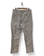 Carhartt Canvas Khaki Relaxed Fit Pant - (W34 x L43)