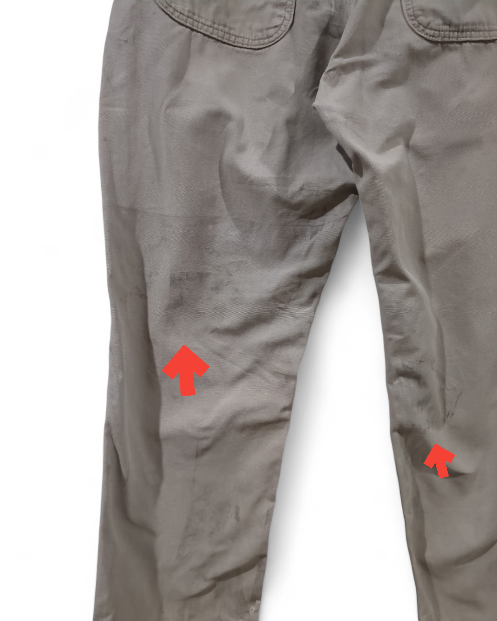 Carhartt Canvas Khaki Relaxed Fit Pant - (W34 x L43)