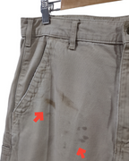 Carhartt Canvas Khaki Relaxed Fit Pant - (W34 x L43)