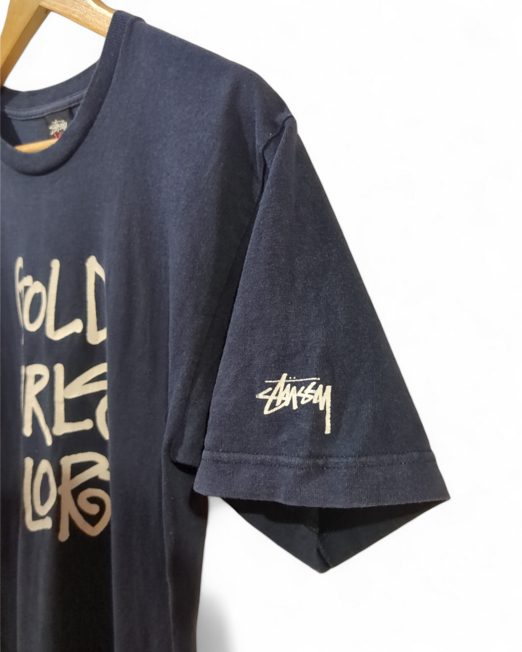 Stussy 00s Gold Girls Glory Tee - (S) – The Cold Hills Stussy 00s Gold Girls Glory Tee - (S) – The Cold Hills
