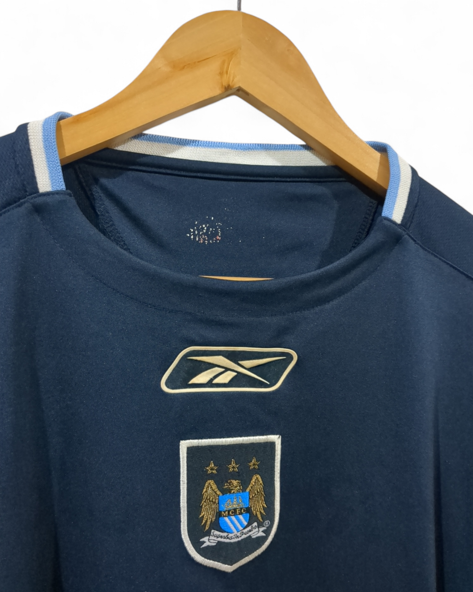 2003-04 Reebok Manchester City Training Shirt - (XL)