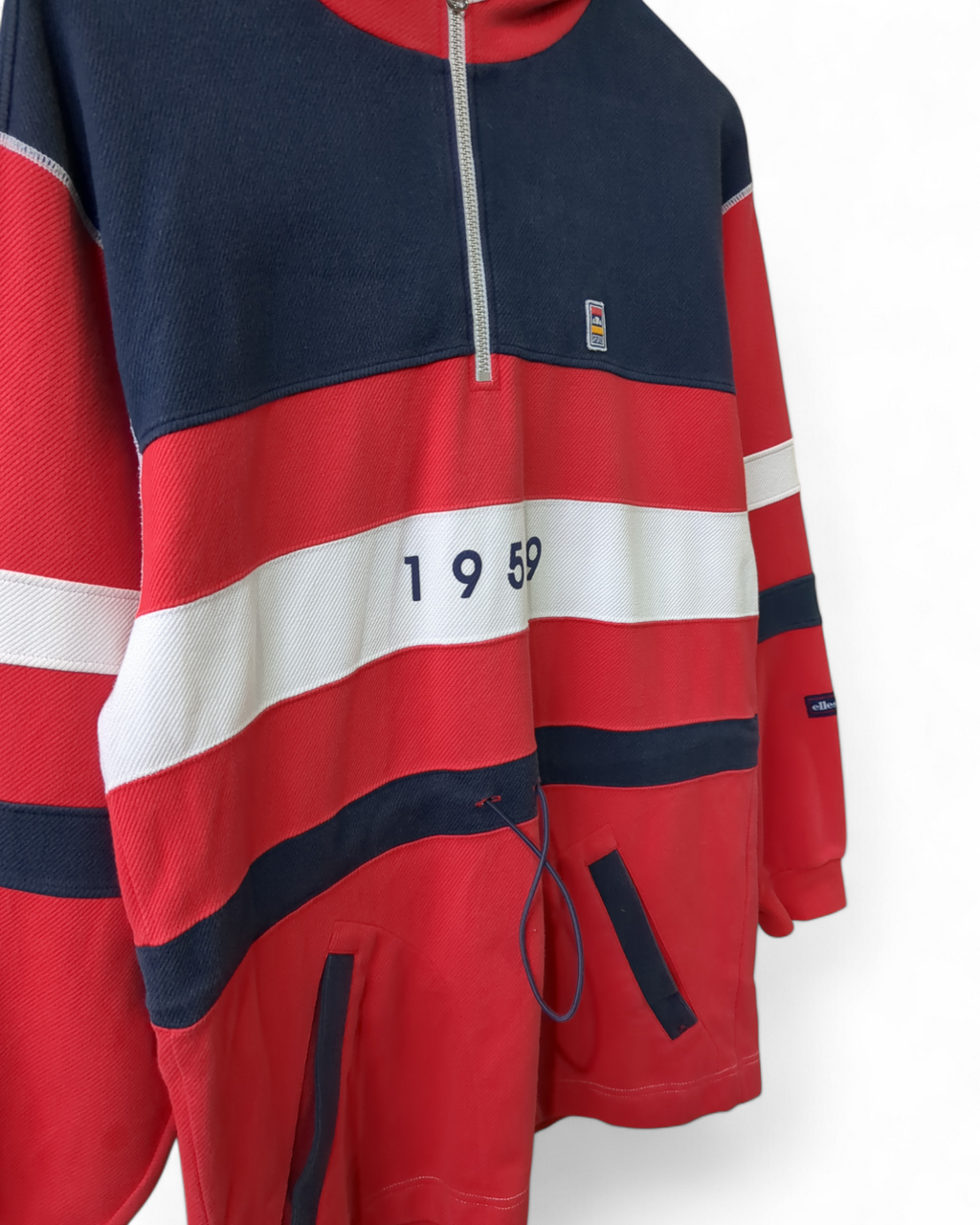 Ellesse 90s 1/4 Zipper Hoodie - (M)