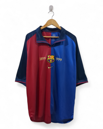 Nike Barcelona 1999-00 Home Shirt - (XL)