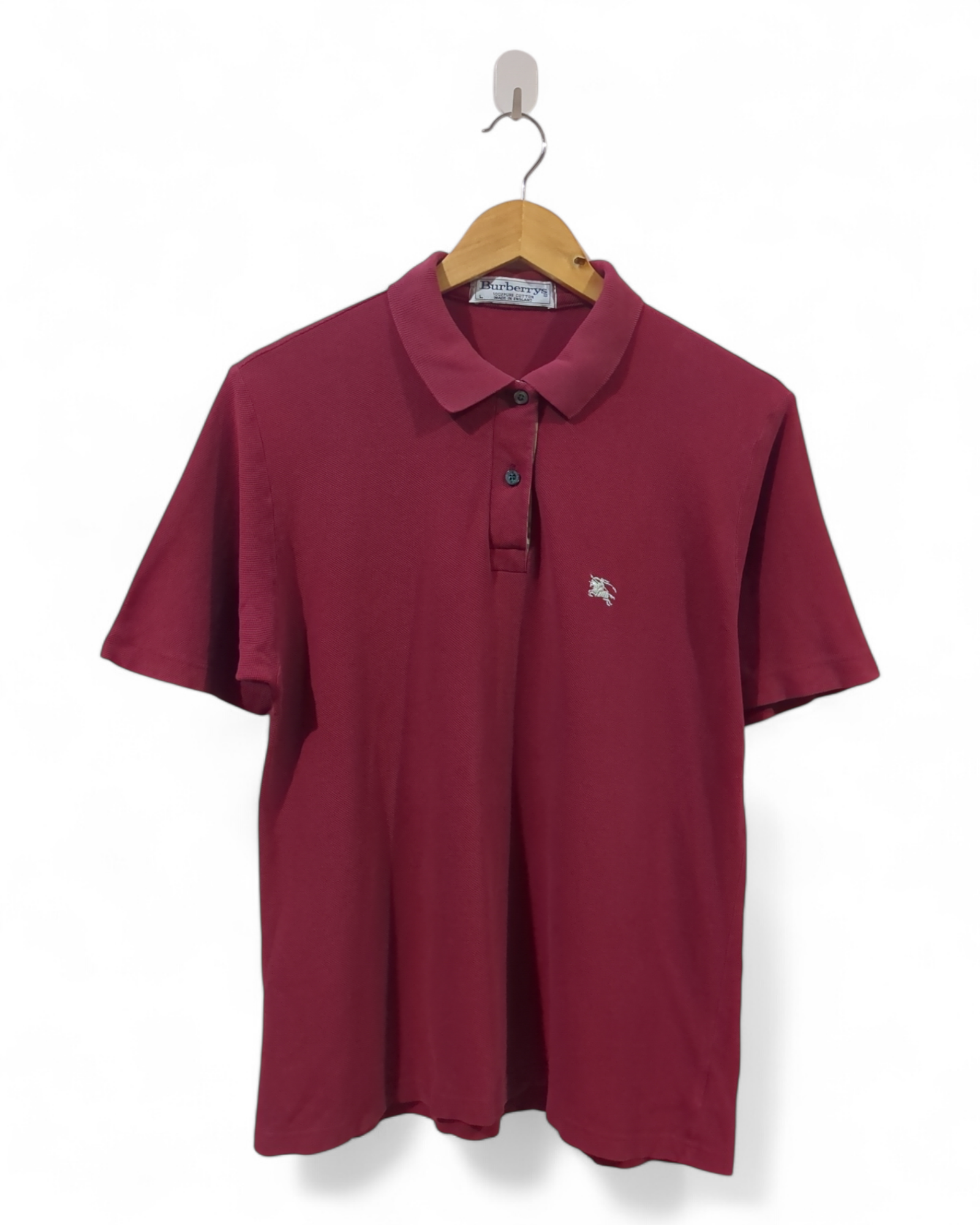 Burberry 90s Polo Shirt - (M)