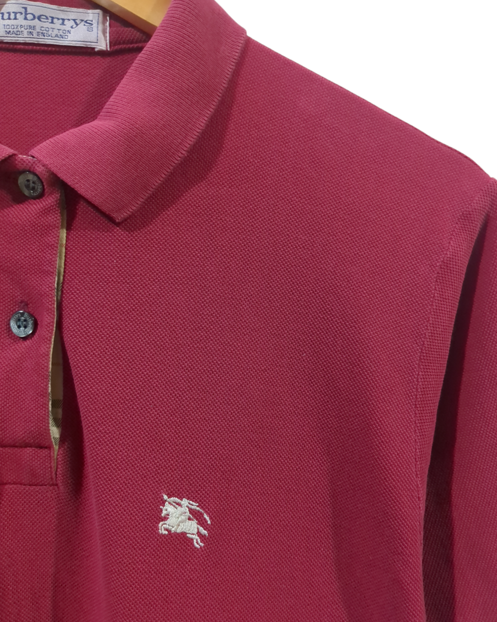 Burberry 90s Polo Shirt - (M)