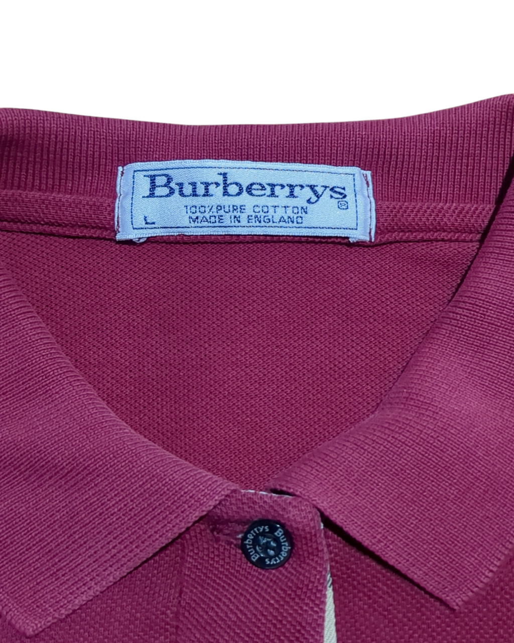 Burberry 90s Polo Shirt - (M)