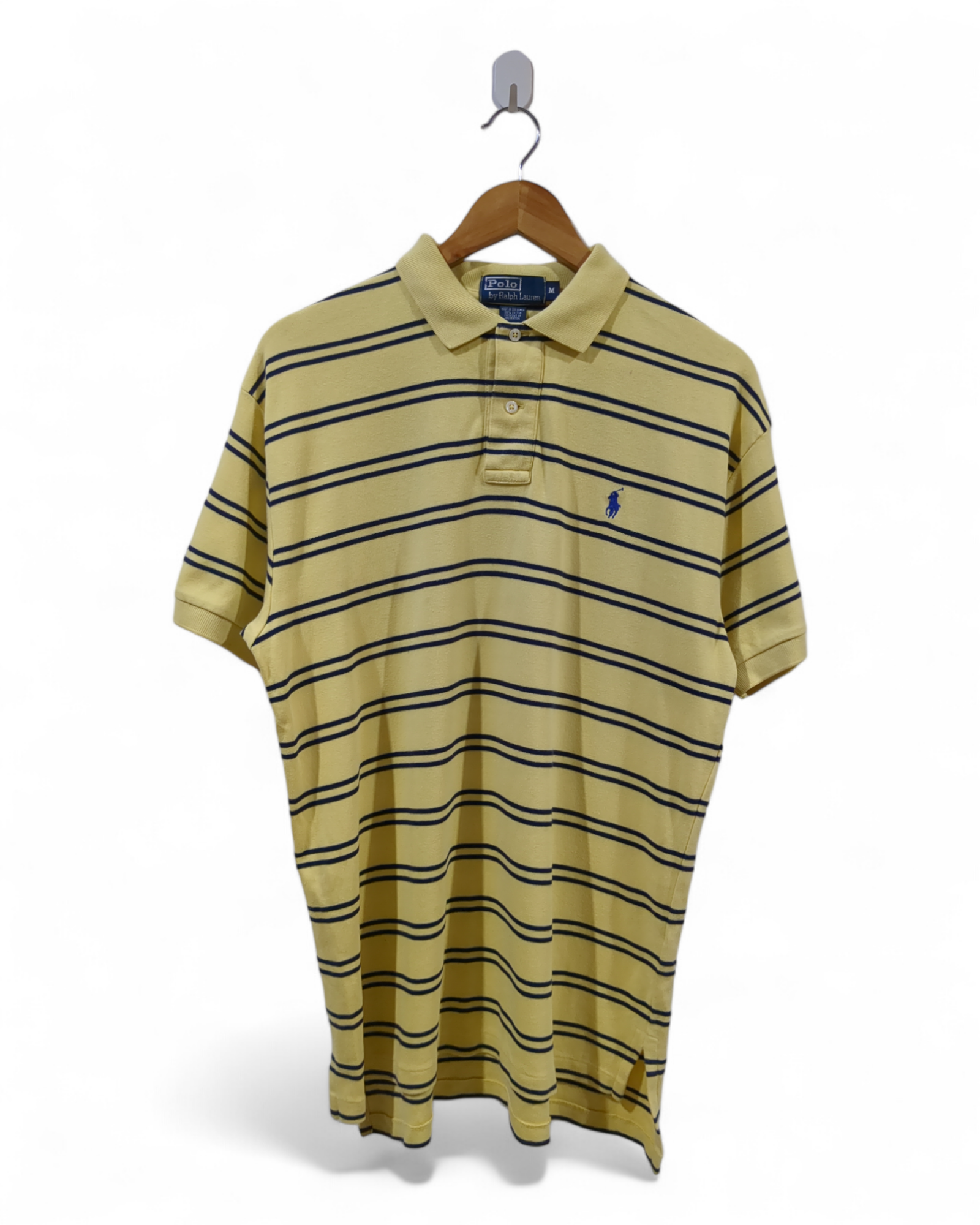 Ralph Lauren 00s Striped Polo Shirt - (M)