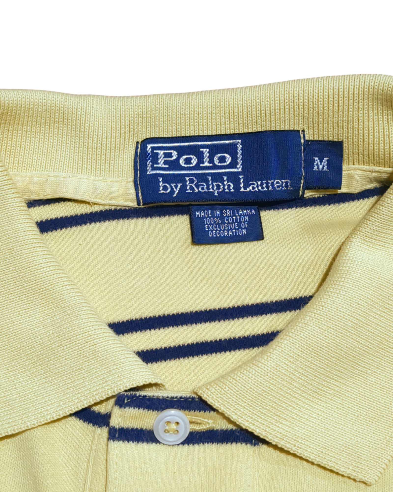 Ralph Lauren 00s Striped Polo Shirt - (M)