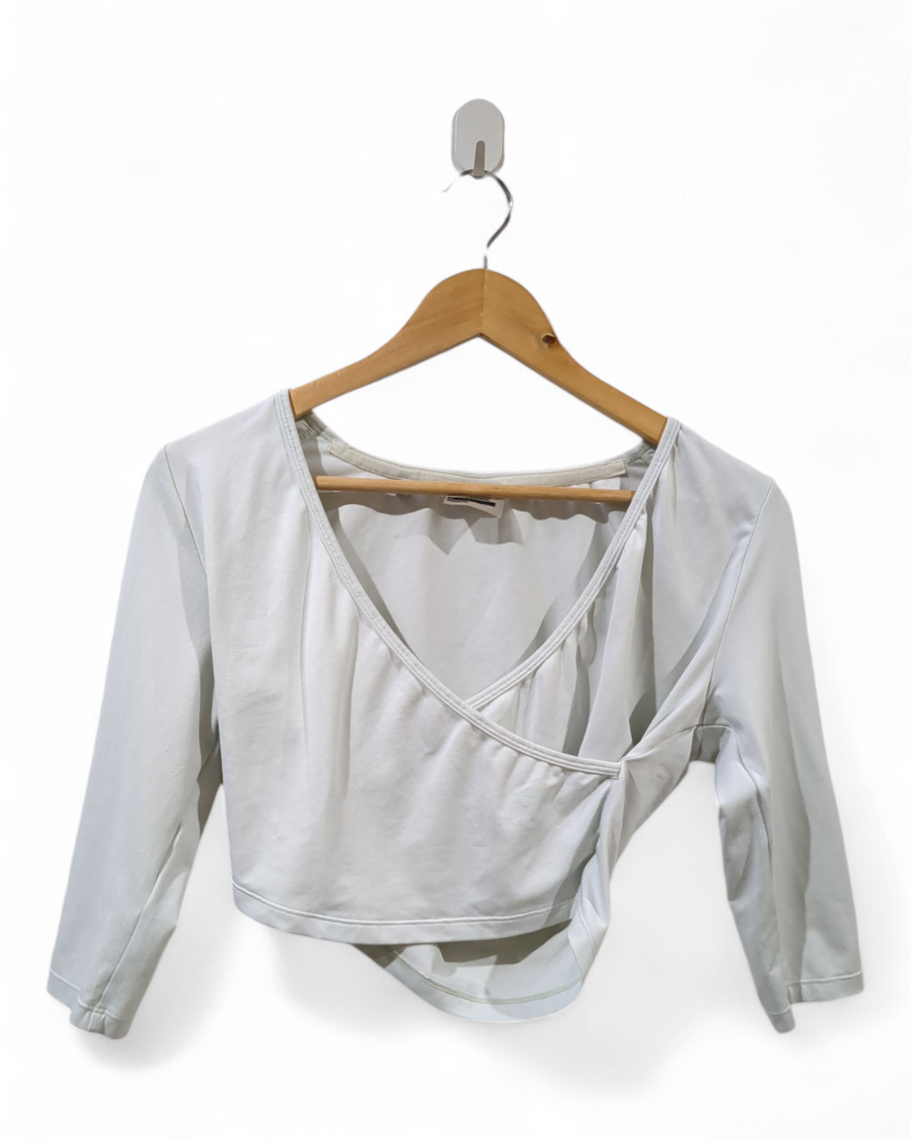 Gymshark Ballet Wrap Crop Top - (M)