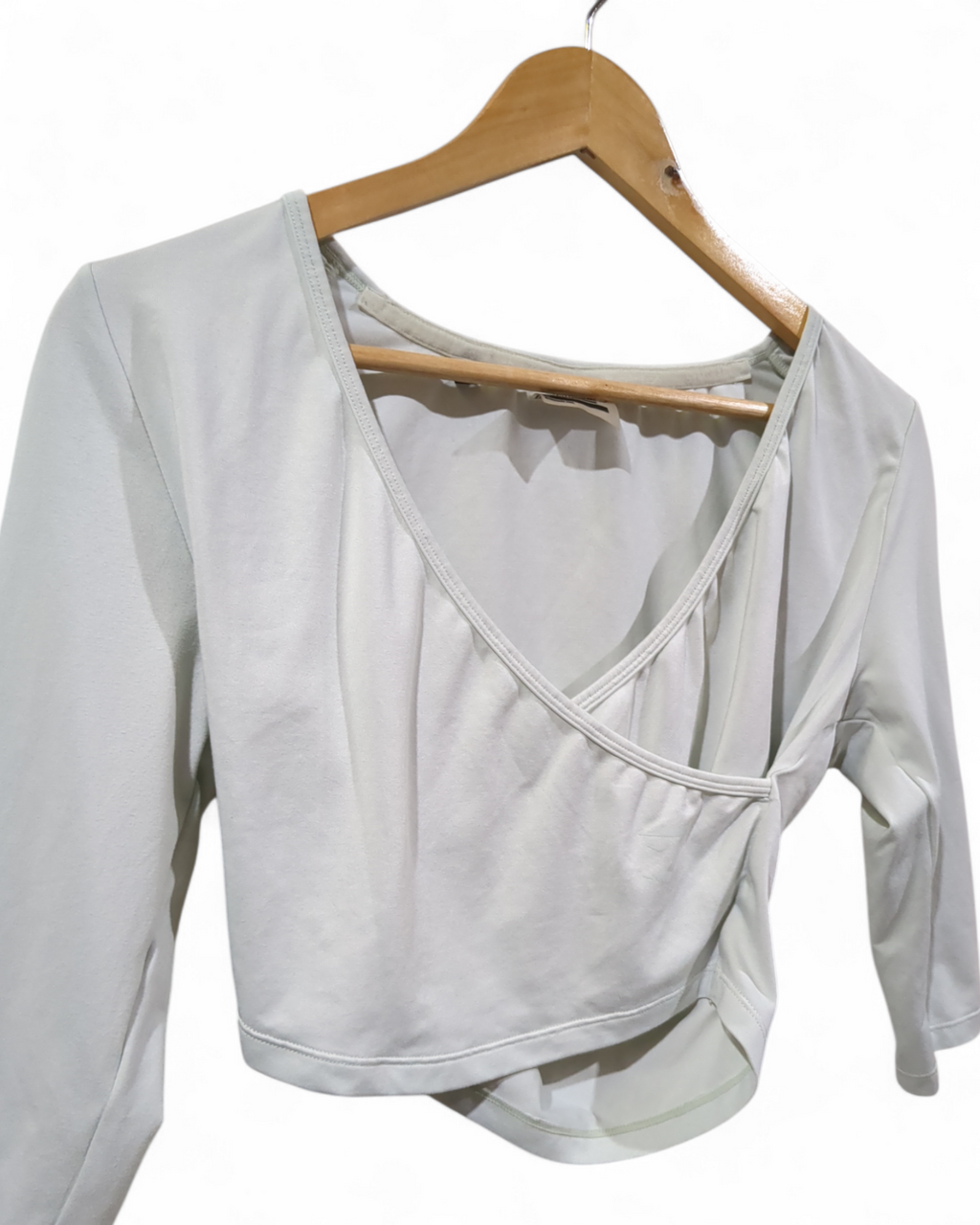 Gymshark Ballet Wrap Crop Top - (M)