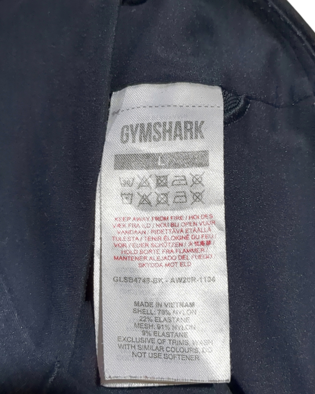Gymshark V-Neck Sports Bra - (L)
