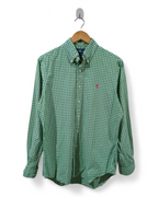 Ralph Lauren Green Gingham Check Shirt - (L)