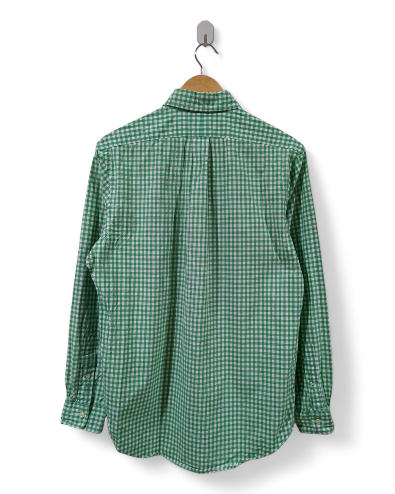 Ralph Lauren Green Gingham Check Shirt - (L)