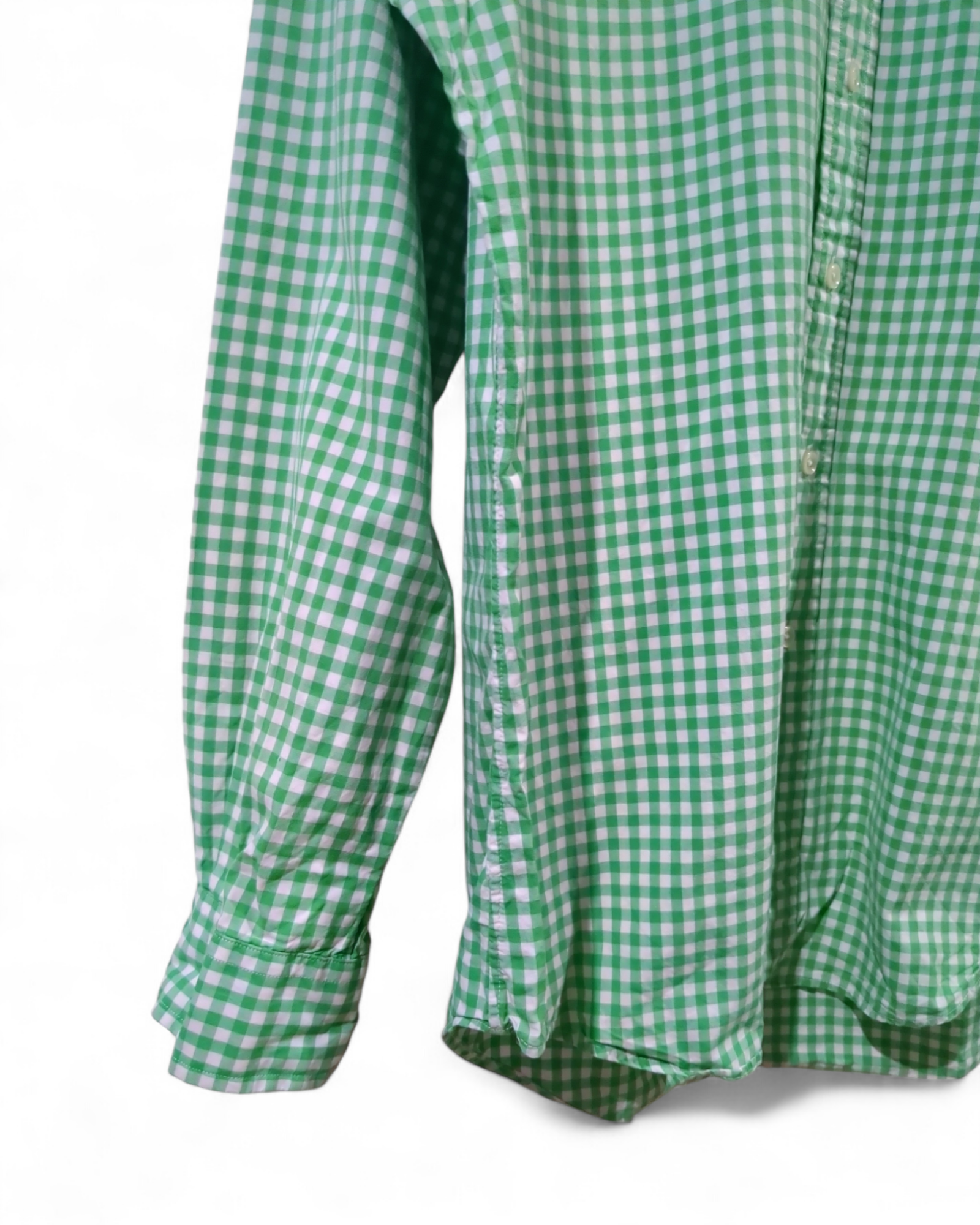 Ralph Lauren Green Gingham Check Shirt - (L)