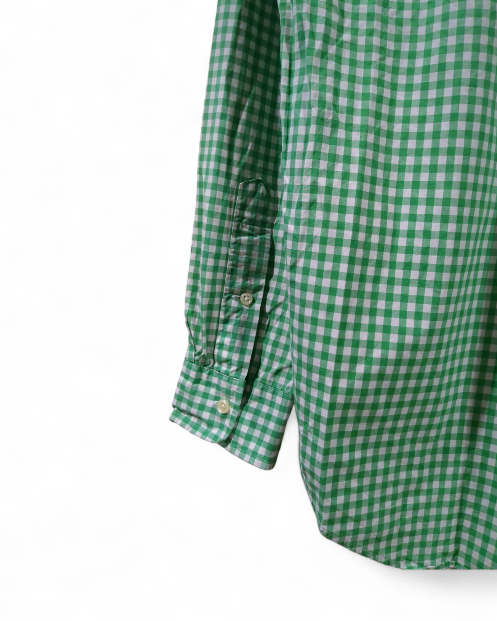 Ralph Lauren Green Gingham Check Shirt - (L)