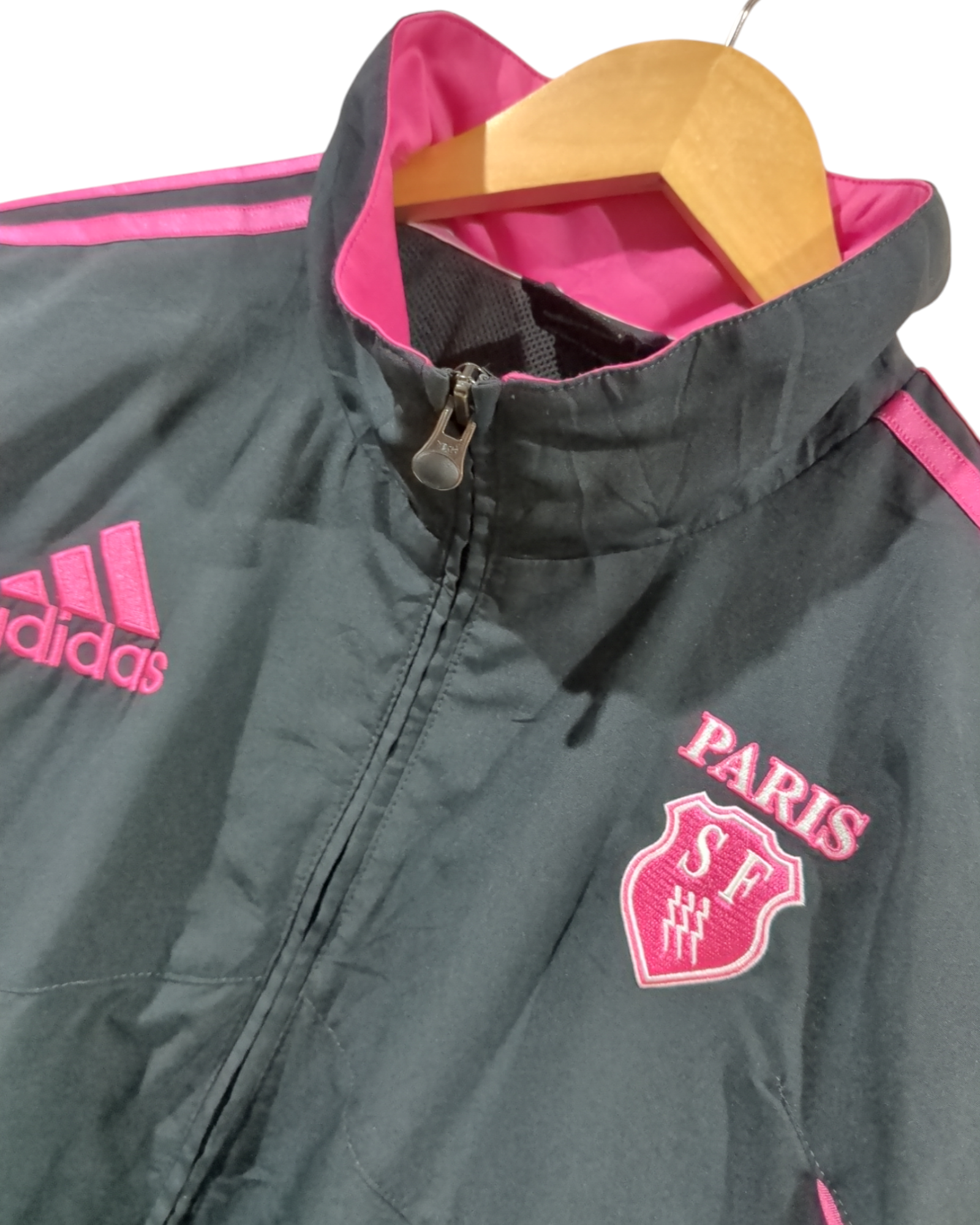 Adidas Stade Français Paris 2011-12 Rugby Track Jacket - (L)