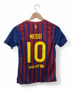 2011-12 Nike Barcelona Home Shirt #10 Messi - (XS)