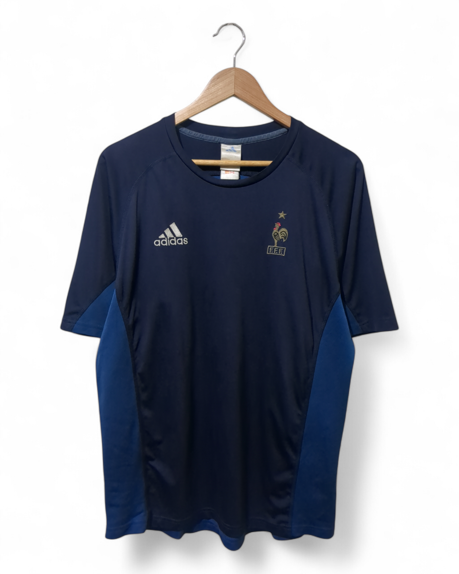 2001-02 Adidas France Training Shirt - (L)