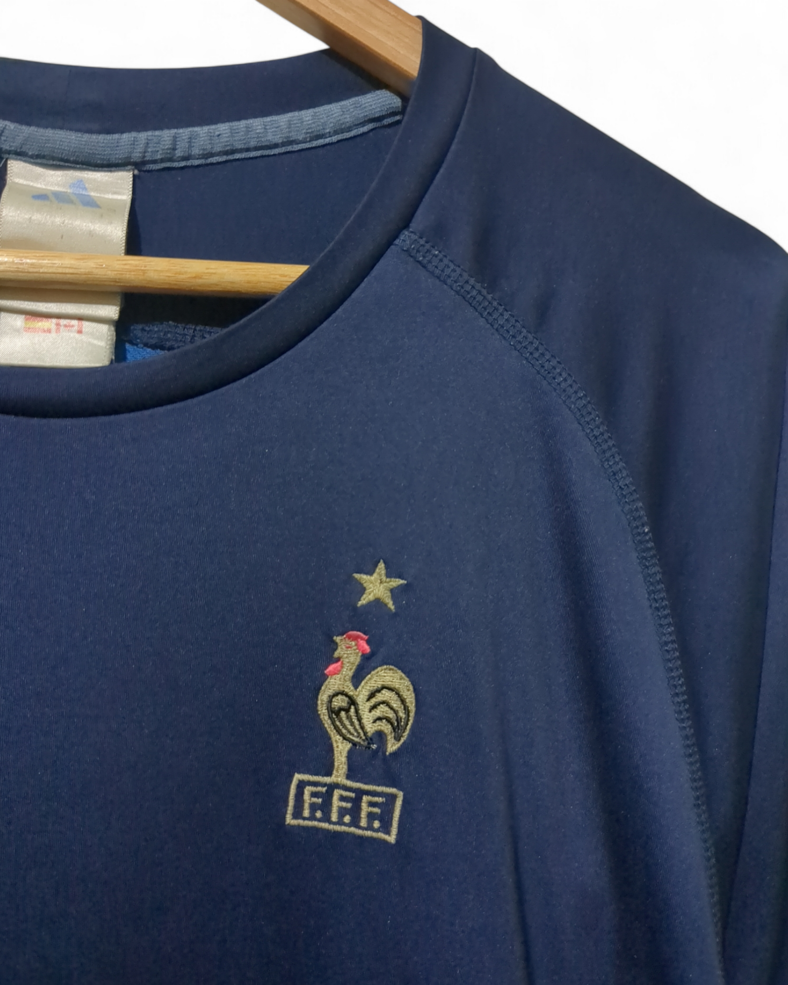 2001-02 Adidas France Training Shirt - (L)