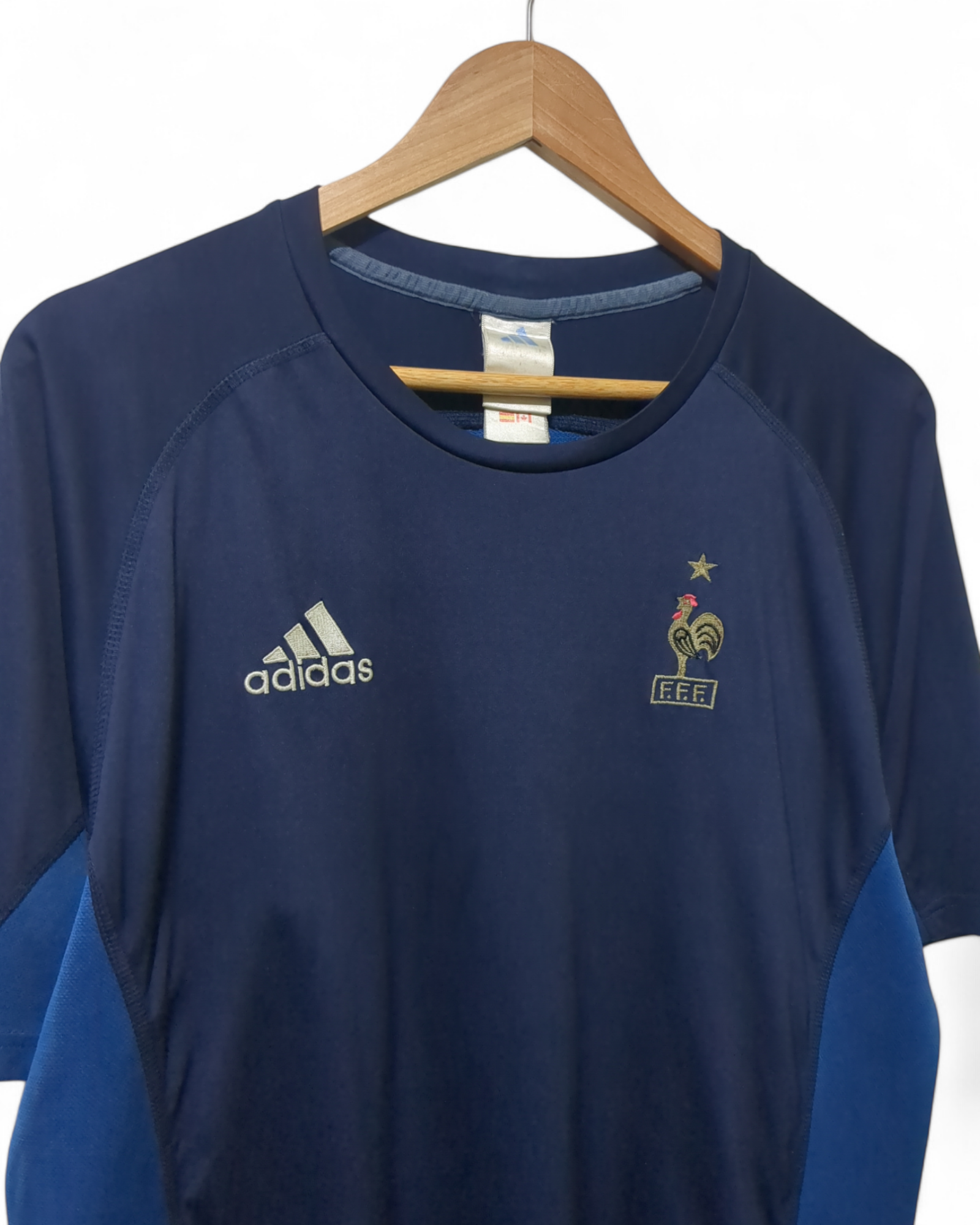 2001-02 Adidas France Training Shirt - (L)