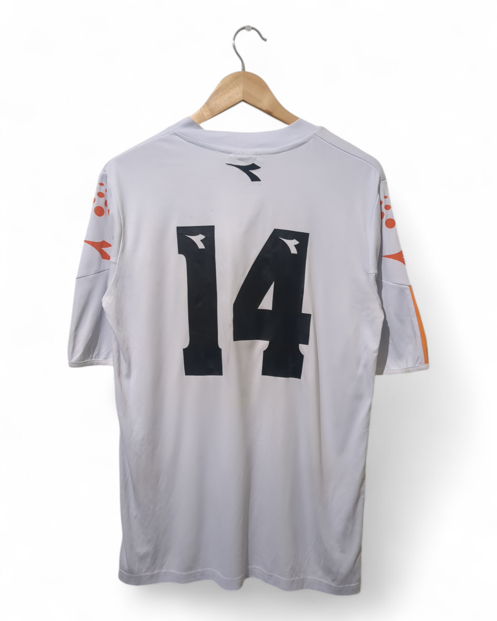 2004-05 Diadora AS Roma Away Shirt #14 - (M)