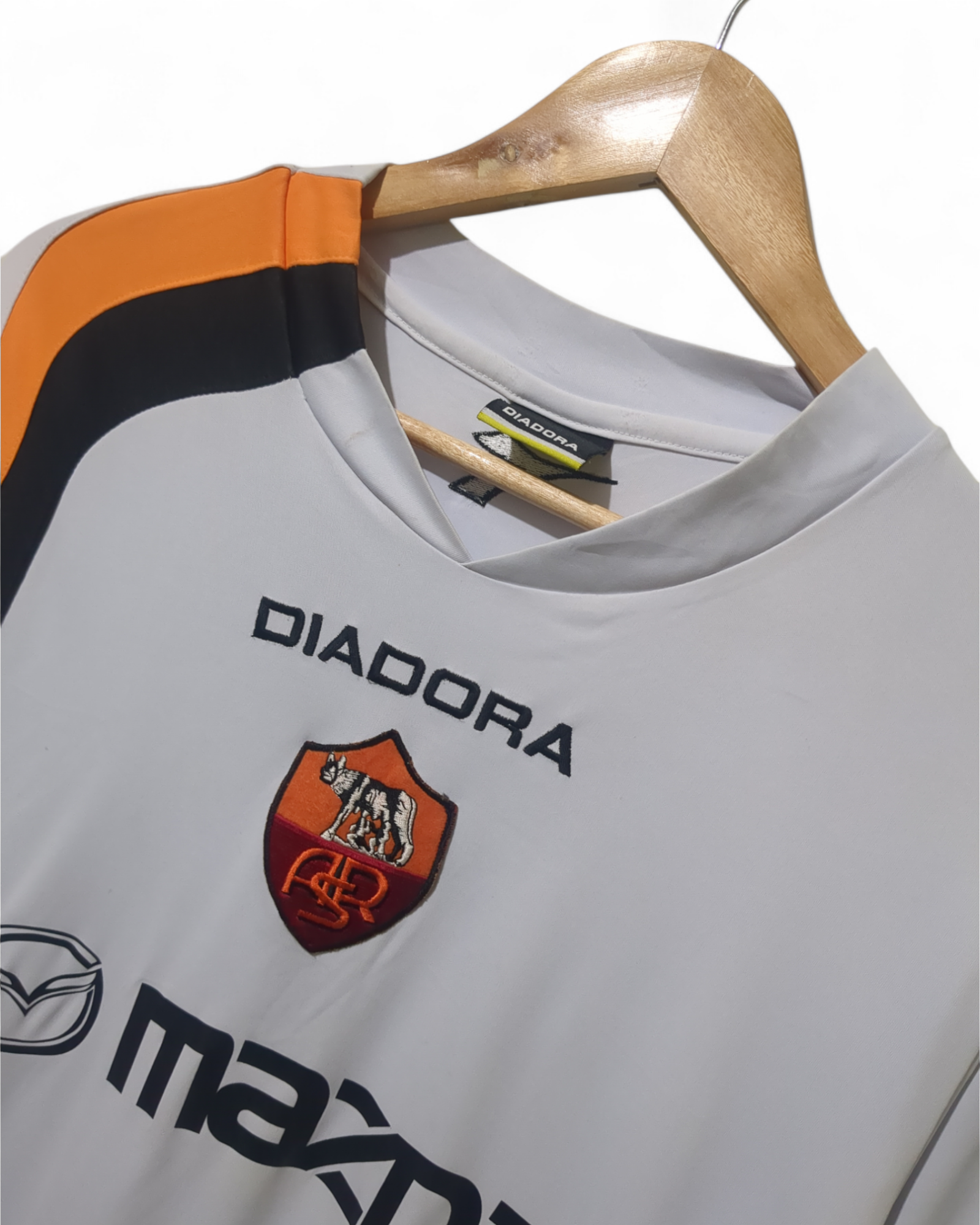 2004-05 Diadora AS Roma Away Shirt #14 - (M)