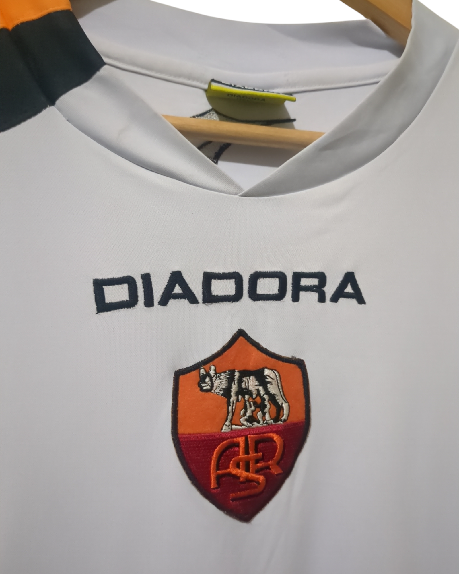2004-05 Diadora AS Roma Away Shirt #14 - (M)