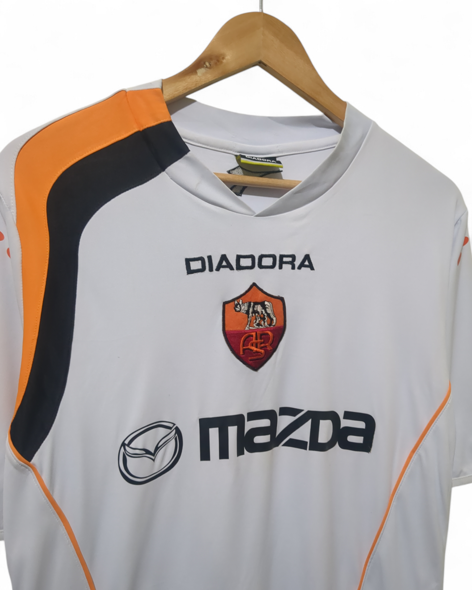 2004-05 Diadora AS Roma Away Shirt #14 - (M)
