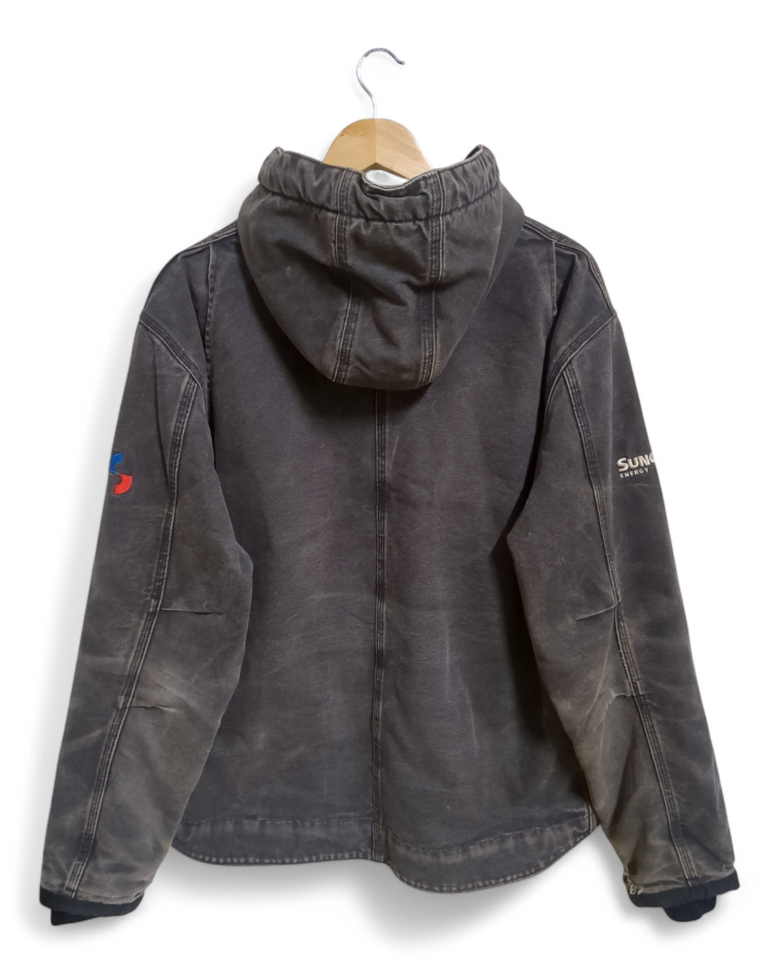Carhartt Sandstone Sherpa Lined Hooded Multi-Pocket Jacket - (2XL)
