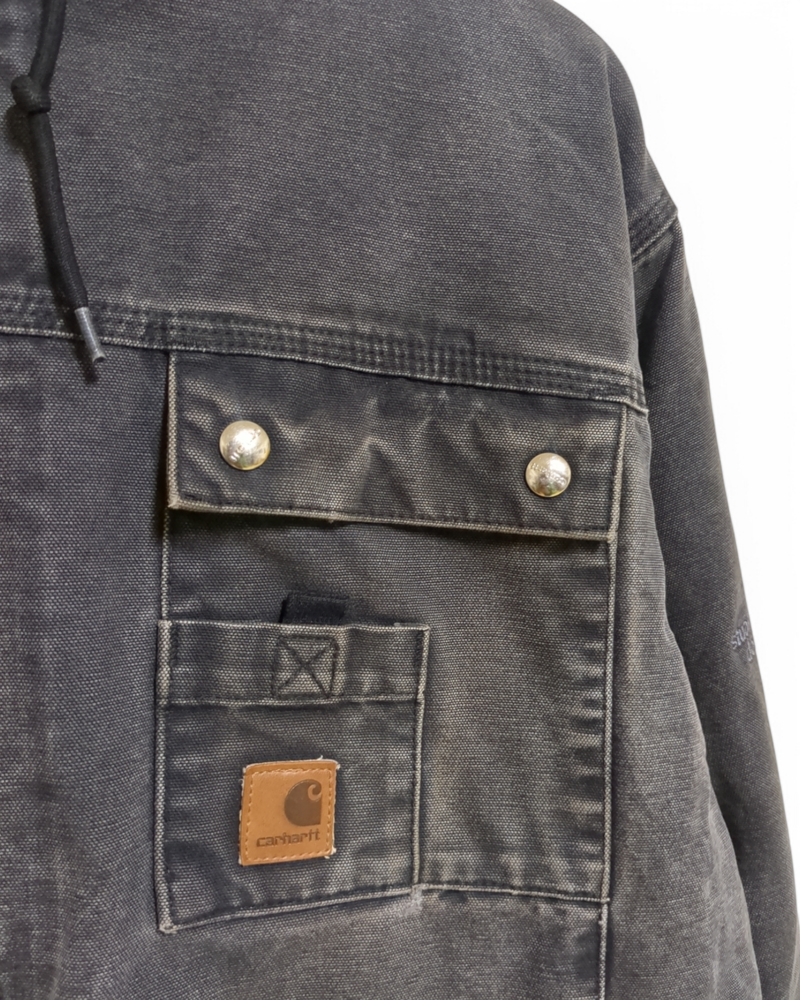 Carhartt Sandstone Sherpa Lined Hooded Multi-Pocket Jacket - (2XL)
