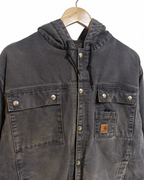 Carhartt Sandstone Sherpa Lined Hooded Multi-Pocket Jacket - (2XL)