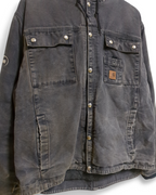 Carhartt Sandstone Sherpa Lined Hooded Multi-Pocket Jacket - (2XL)