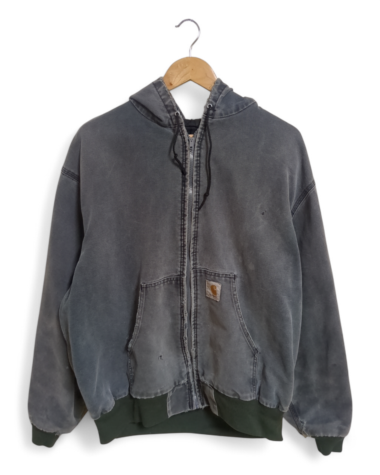 Carhartt 90s Quilted Nylon-Lined Sandstone Duck Active Jacket - (2XL)