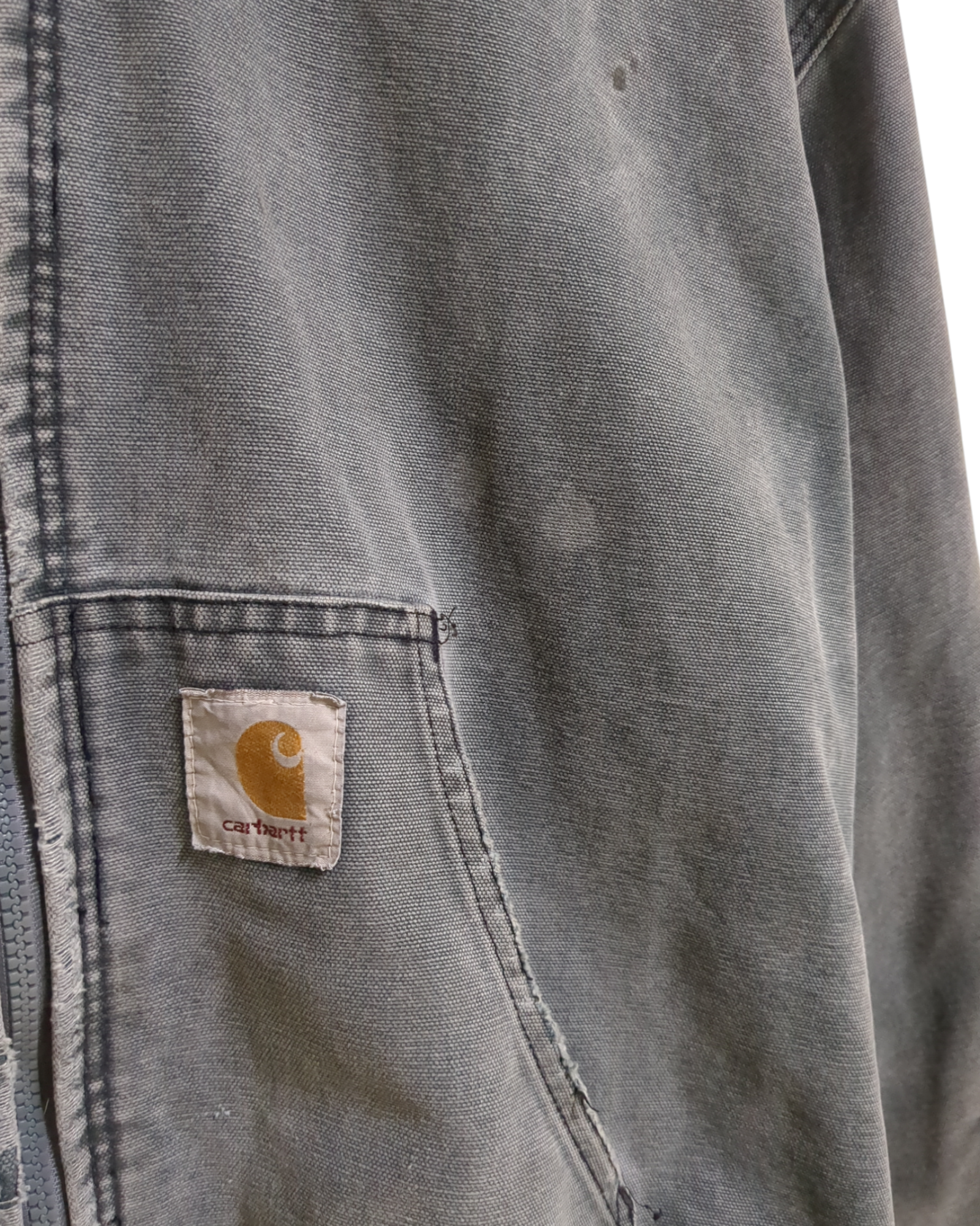 Carhartt 90s Quilted Nylon-Lined Sandstone Duck Active Jacket - (2XL)