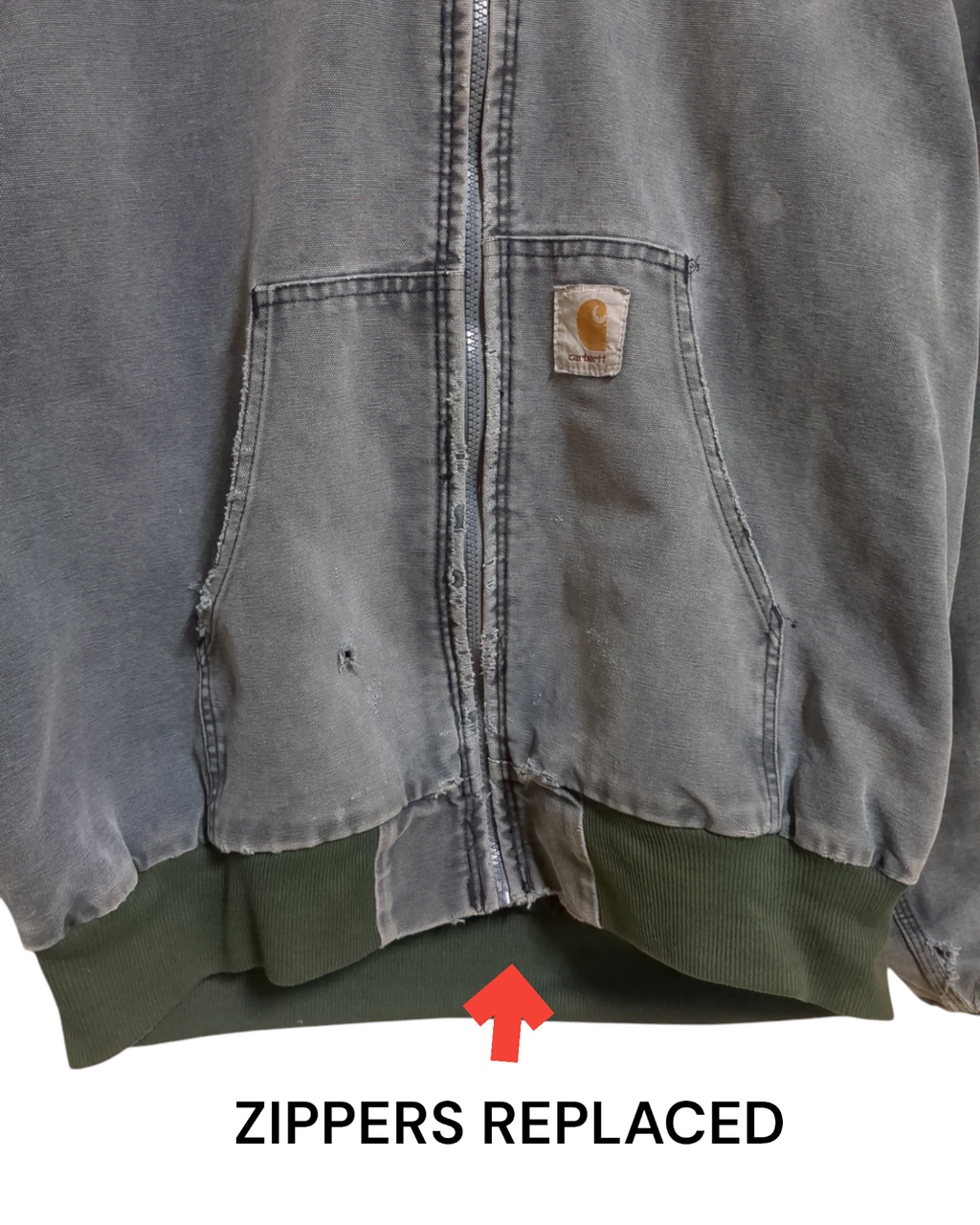 Carhartt 90s Quilted Nylon-Lined Sandstone Duck Active Jacket - (2XL)