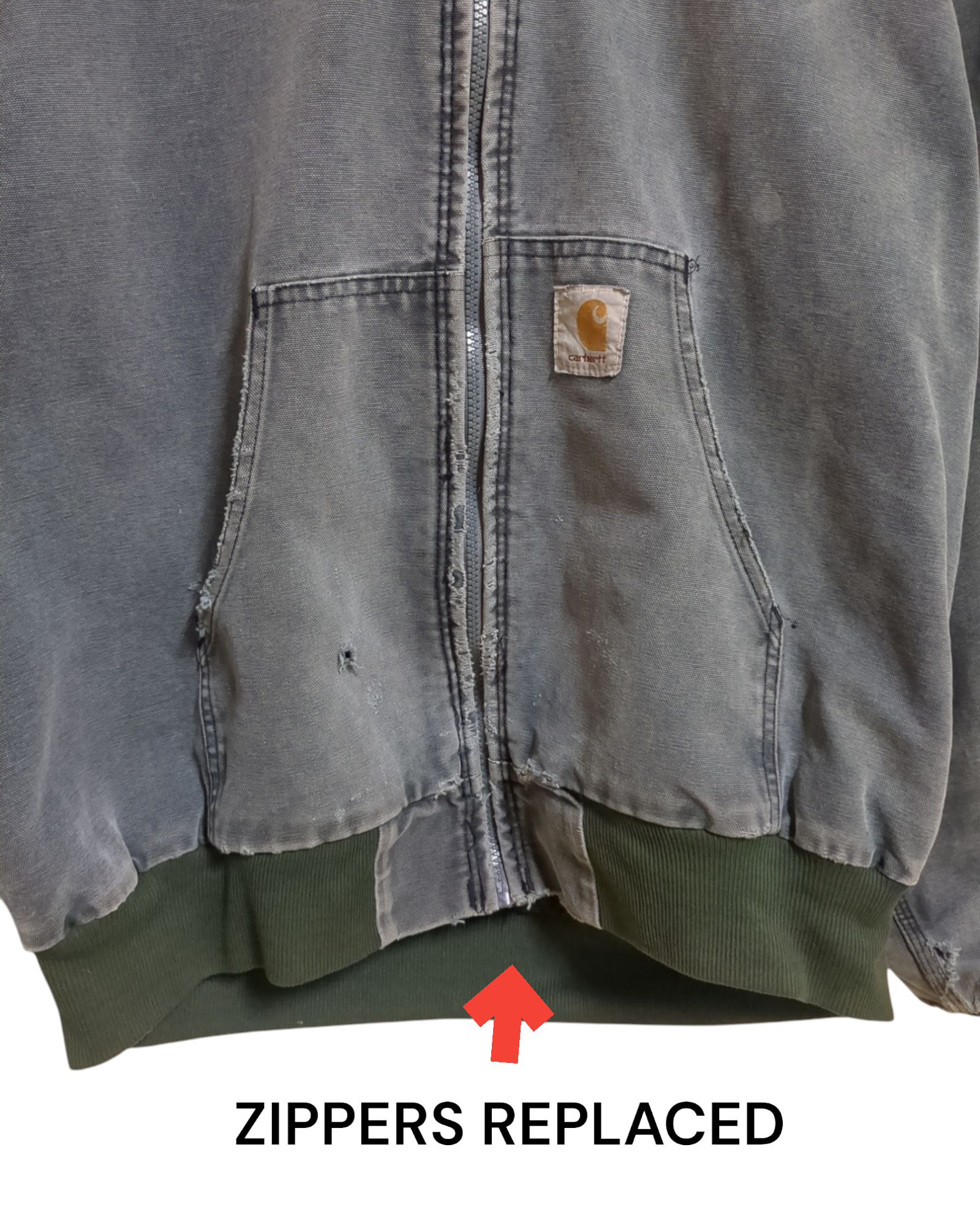 Carhartt 90s Quilted Nylon-Lined Sandstone Duck Active Jacket - (2XL)