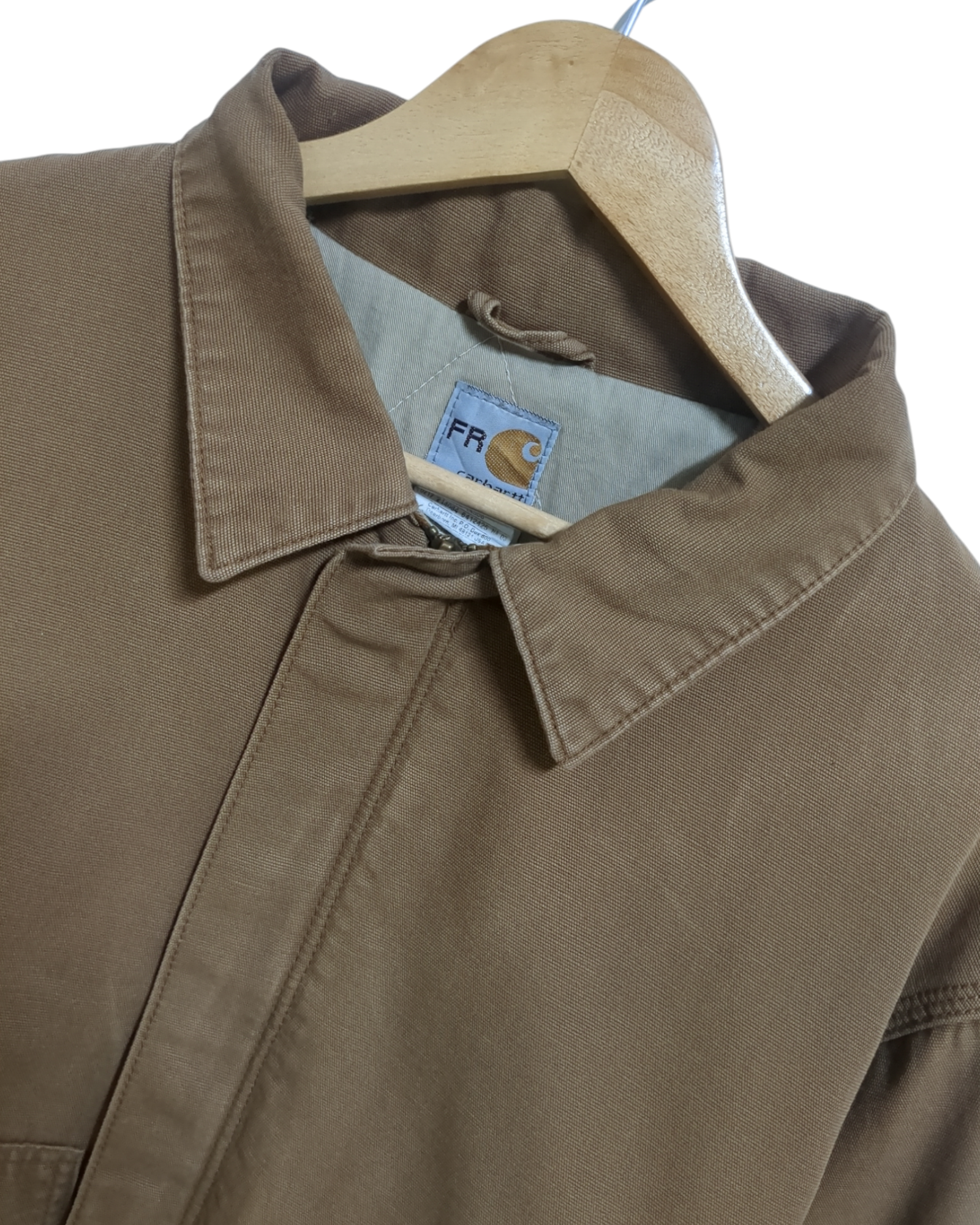 Carhartt Flame Resistant Dearborn Canvas Quilt Lined Jacket - (2XL)