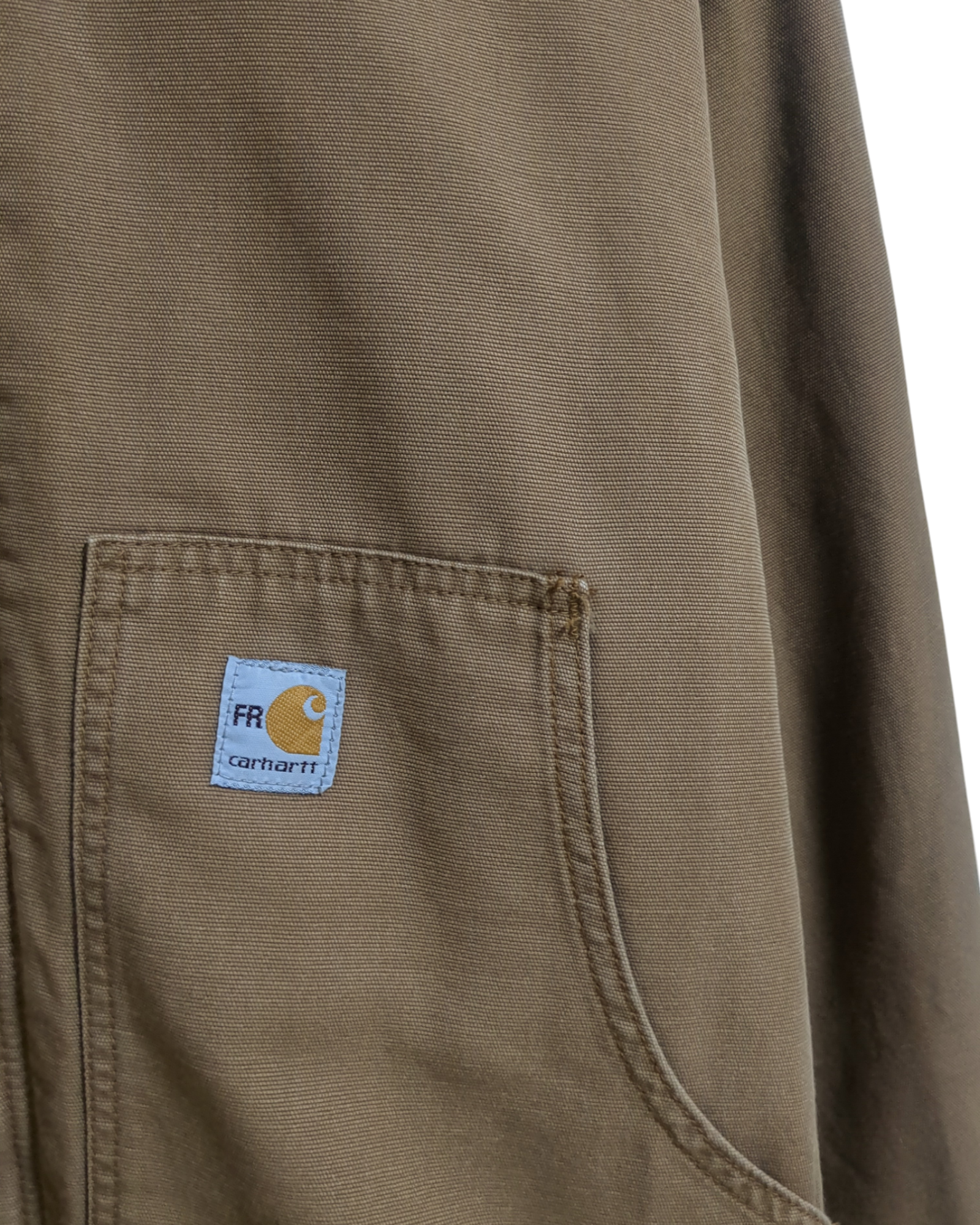 Carhartt Flame Resistant Dearborn Canvas Quilt Lined Jacket - (2XL)
