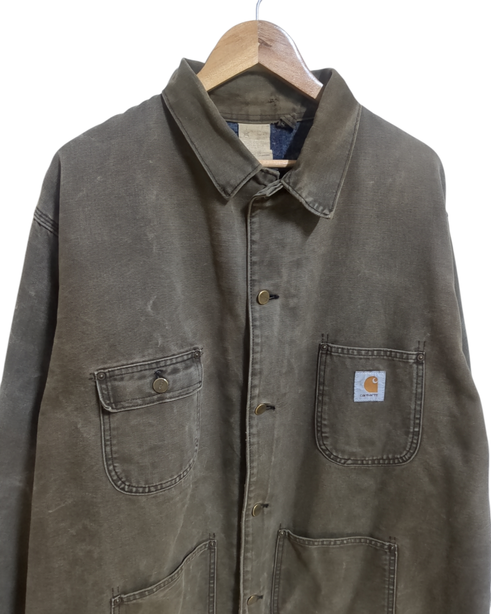 Carhartt 90s Blanket Lined Workwear Chore Jacket - (2XL)