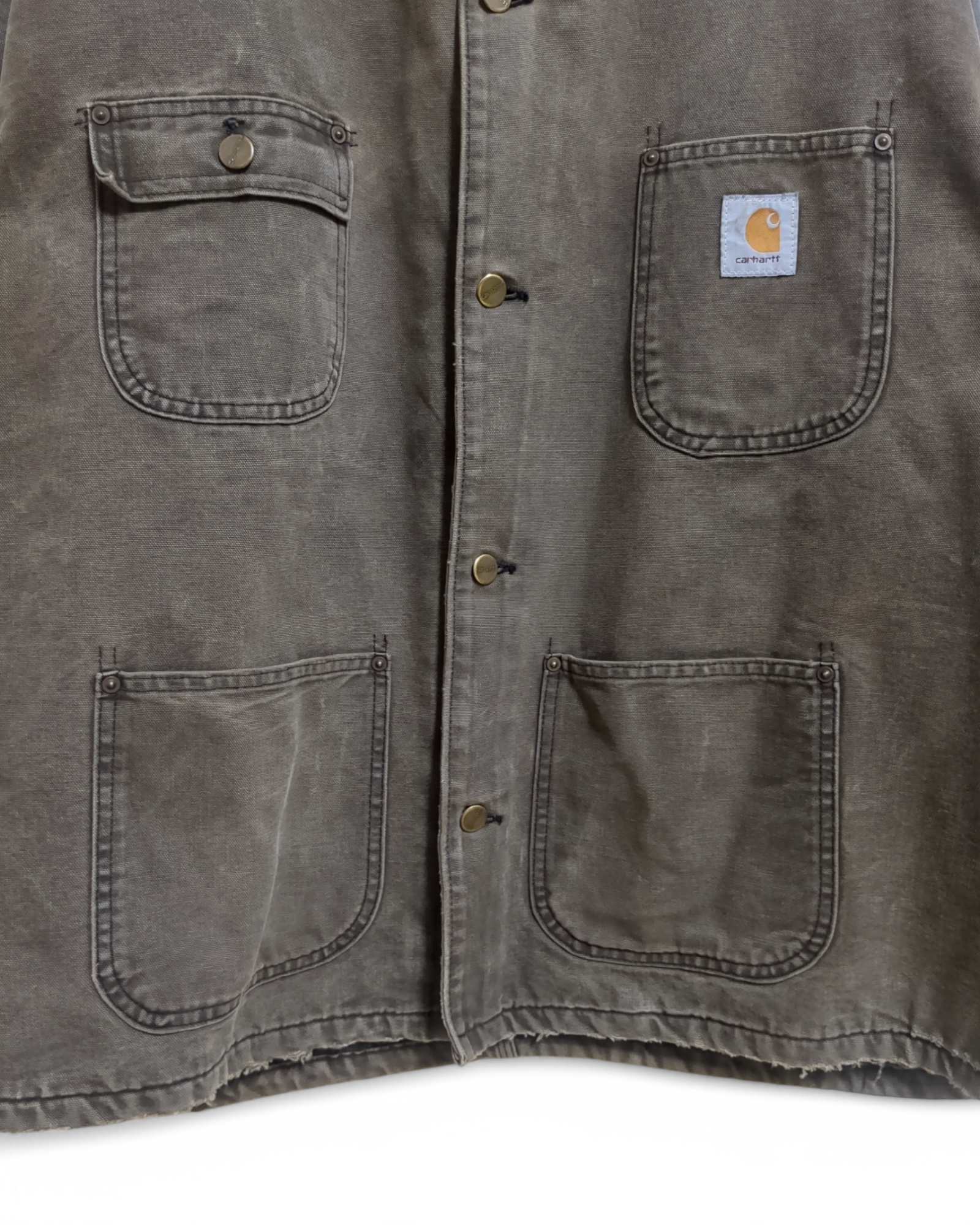 Carhartt 90s Blanket Lined Workwear Chore Jacket - (2XL)
