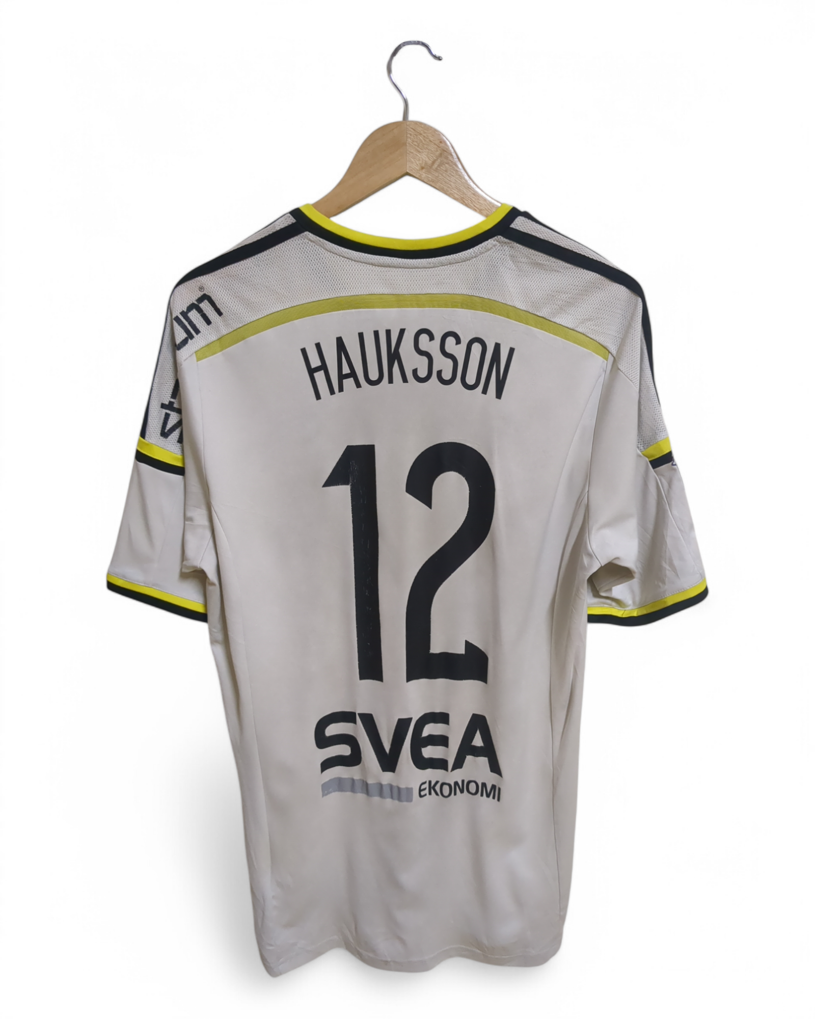 2014-15 Adidas AIK Fotboll Away Shirt #12 Hauksson - (L)