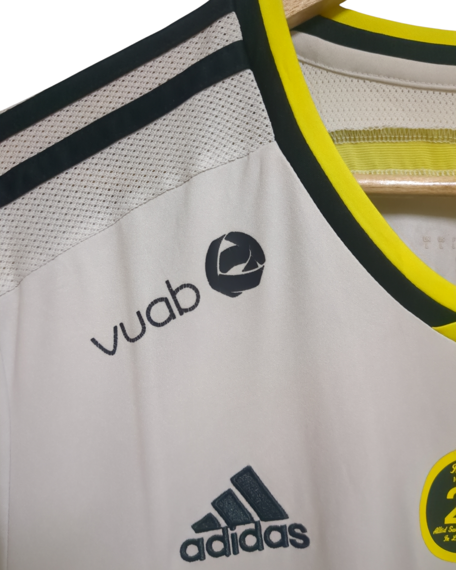 2014-15 Adidas AIK Fotboll Away Shirt #12 Hauksson - (L)
