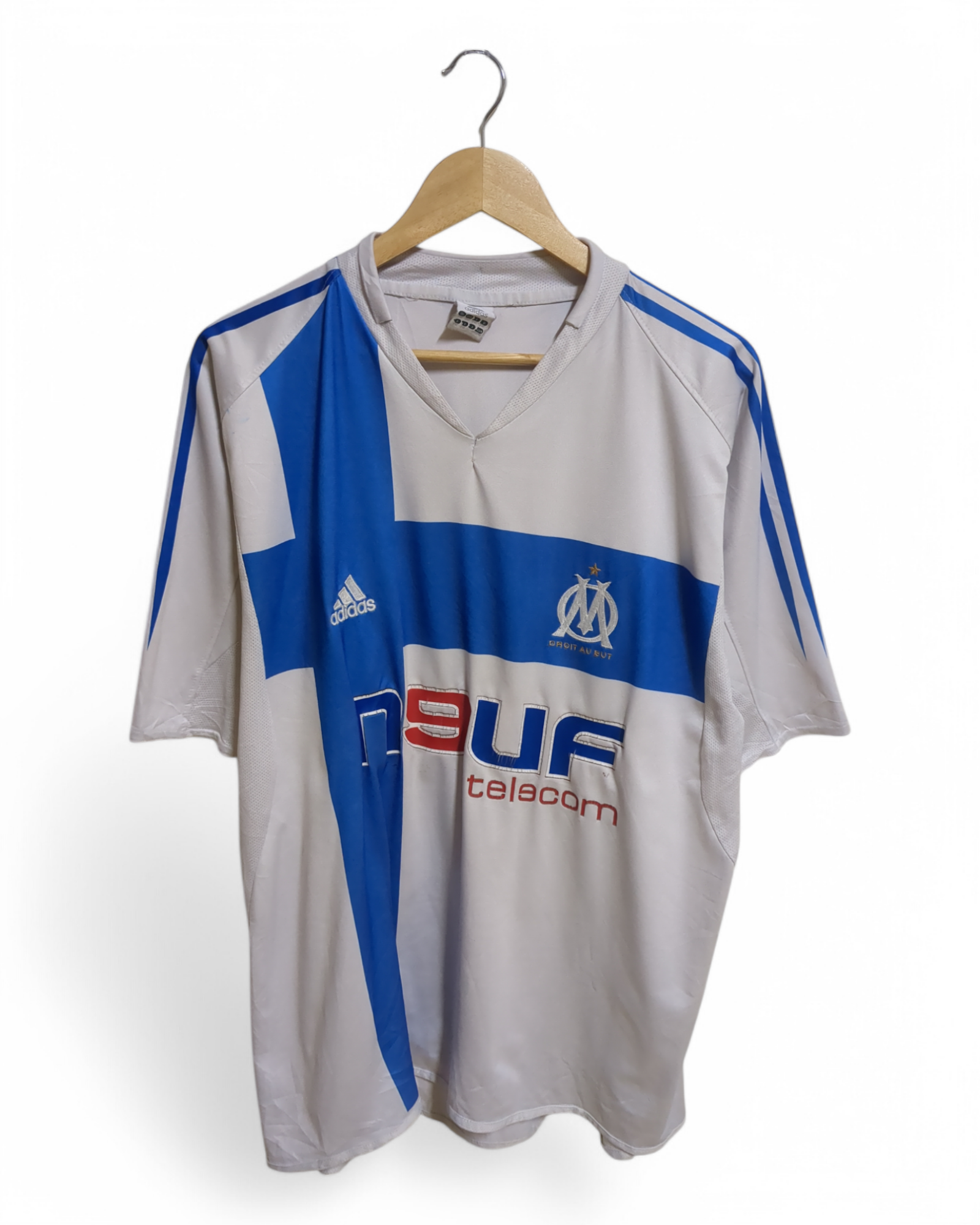 2004-05 Adidas Olympique Marseille Home Shirt - (XL)